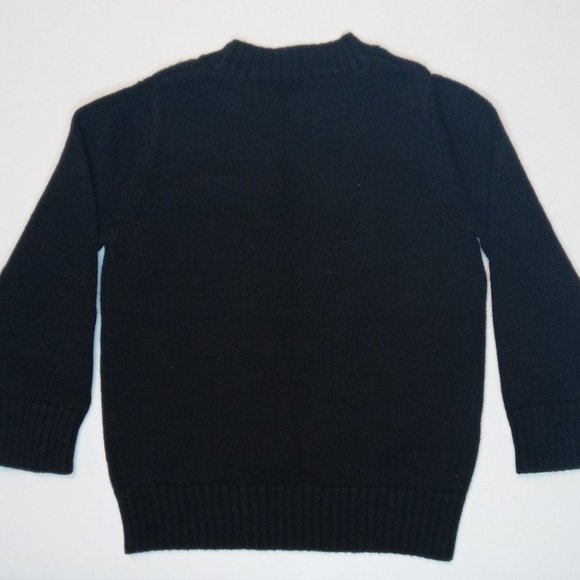 Baby Gap sweater in black with a grey Union Jack Us 2T - Picture 2 of 4